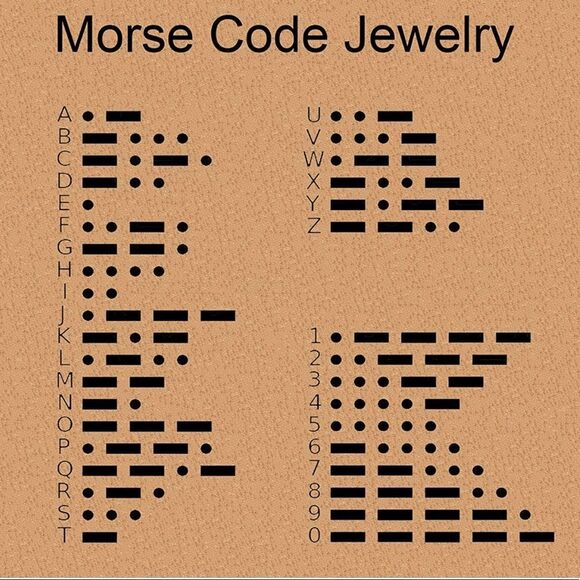 NWT Wool + Pepper Co. Morse Code Gold Bracelet - BLESSED - Picture 5 of 5